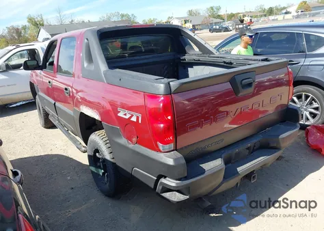 2005 Chevrolet Avalanche 1500 Z71 from USA, damaged, VIN 3GNEK12Z95G239820